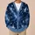 Celestial Blue Starfield for Everyday Layering and Relaxed Casual Style Outfits for Women All-over Print Knitted Cardigan - 6