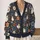 Whimsical Ghosts And Wildflowers For Autumn Layering And Everyday Casual Style For Women All-over Print Knitted Cardigan - 2