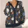 Whimsical Ghosts And Wildflowers For Autumn Layering And Everyday Casual Style For Women All-over Print Knitted Cardigan - 4