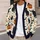 Black Cats And Jack-O'-Lanterns For Cozy Halloween Nights And Casual Autumn Style All-over Print Knitted Cardigan - 5