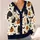 Black Cats And Jack-O'-Lanterns For Cozy Halloween Nights And Casual Autumn Style All-over Print Knitted Cardigan - 4