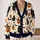 Black Cats And Jack-O'-Lanterns For Cozy Halloween Nights And Casual Autumn Style All-over Print Knitted Cardigan - 2