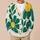 Teal Daisy Floral Sleeveless Layering Style for Spring Summer Everyday Casual Wear Women All-over Print Knitted Cardigan - 6