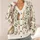 Tawny Bunny and Wildflower Motifs for Cozy Everyday Layering and Spring Outings All-over Print Knitted Cardigan - 4