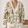 Tawny Bunny and Wildflower Motifs for Cozy Everyday Layering and Spring Outings All-over Print Knitted Cardigan - 2