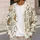 Tawny Bunny and Wildflower Motifs for Cozy Everyday Layering and Spring Outings All-over Print Knitted Cardigan - 5