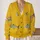 Silver Pond Fish Motifs for Coastal Weekends, Market Days, and Easy Everyday Layering All-over Print Knitted Cardigan - 2