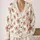 Pink Rose Sprigs for Romantic Everyday Layering and Soft Cottagecore Style All-over Print Knitted Cardigan - 2