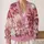 Pink Dahlia And Rose Garden Blooms For Romantic Everyday Layering And Outings All-over Print Knitted Cardigan - 2