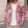 Pink Dahlia And Rose Garden Blooms For Romantic Everyday Layering And Outings All-over Print Knitted Cardigan - 5