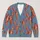 Red Lobster Motifs for Coastal Weekends and Playful Everyday Outfits All-over Print Knitted Cardigan - 1