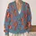 Red Lobster Motifs for Coastal Weekends and Playful Everyday Outfits All-over Print Knitted Cardigan - 2