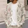 Vintage Rose And Blue Floral Garden For Relaxed Everyday Layering All-over Print Knitted Cardigan - 5