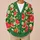 Watermelon Slices and Daisies for Bright Everyday Summer Style All-over Print Knitted Cardigan - 6