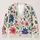 Coral And Blue Botanical Florals For Autumn Layering And Everyday Style For Women All-over Print Knitted Cardigan - 1