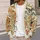 Watercolor Butterflies and Berries for Cozy Autumn Outings and Nature-Loving Women All-over Print Knitted Cardigan - 5