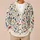 Watercolor Branching Leaves For Casual Autumn Layering And Everyday Wear All-over Print Knitted Cardigan - 6