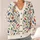 Watercolor Branching Leaves For Casual Autumn Layering And Everyday Wear All-over Print Knitted Cardigan - 4
