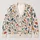 Watercolor Branching Leaves For Casual Autumn Layering And Everyday Wear All-over Print Knitted Cardigan - 1