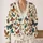 Colorful Butterfly Motifs for Autumn Layering and Everyday Nature-Inspired Style All-over Print Knitted Cardigan - 2