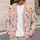Colorful Whimsical Cat Parade for Cozy Autumn Days and Relaxed Everyday Layering All-over Print Knitted Cardigan - 5