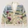Watercolor Meadow Thistles and Hills for Relaxed Autumn Layering All-over Print Knitted Cardigan - 1