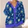 Starry Night Cosmic Swirls for Holiday Layering and Winter Street Style Outfits All-over Print Knitted Cardigan - 4