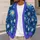 Starry Night Cosmic Swirls for Holiday Layering and Winter Street Style Outfits All-over Print Knitted Cardigan - 5