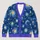 Starry Night Cosmic Swirls for Holiday Layering and Winter Street Style Outfits All-over Print Knitted Cardigan - 1