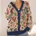 Colorful Hand-Drawn Heart Motifs for Romantic Layering and Everyday Women's Style All-over Print Knitted Cardigan - 4