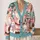 Pastel Santa Holiday Cheer For Cozy Christmas Layering And Festive Family Gatherings All-over Print Knitted Cardigan - 2