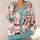 Pastel Santa Holiday Cheer For Cozy Christmas Layering And Festive Family Gatherings All-over Print Knitted Cardigan - 4