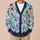 Watercolor Floral Blooms For Colorful Autumn Layering And Everyday Women's Style All-over Print Knitted Cardigan - 6