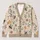 Bee Flower Honeycomb Motif For Casual Autumn Commuting And Weekend Outfits Women All-over Print Knitted Cardigan - 1