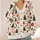 Red and Black Christmas Trees and Candy Canes for Cozy Holiday Gatherings All-over Print Knitted Cardigan - 4