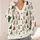 Hand Drawn Christmas Trees for Cozy Holiday Layering at Family Gatherings and Parties All-over Print Knitted Cardigan - 4
