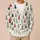 Hand Drawn Christmas Trees for Cozy Holiday Layering at Family Gatherings and Parties All-over Print Knitted Cardigan - 6