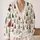 Hand Drawn Christmas Trees for Cozy Holiday Layering at Family Gatherings and Parties All-over Print Knitted Cardigan - 2