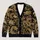 Black Gold Dragon Floral Resort Style for Beach Vacations and Relaxed Home Lounging All-over Print Knitted Cardigan - 1