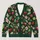 Cherry And Pink Blossom Motif For Autumn Layering, Women's Everyday Casual Wardrobe All-over Print Knitted Cardigan - 1