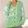 I Love Sleep Hearts For Cozy Bedtime Lounging And Relaxed Weekend Mornings At Home All-over Print Knitted Cardigan - 4