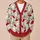 Santa Hat And White Beard Holiday Cheer For Festive Winter Layering And Seasonal Gifting All-over Print Knitted Cardigan - 6