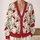 Santa Hat And White Beard Holiday Cheer For Festive Winter Layering And Seasonal Gifting All-over Print Knitted Cardigan - 2