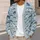 Hand Drawn Coastal Fish Motifs for Relaxed Spring Layering and Everyday Women's Outfits All-over Print Knitted Cardigan - 5