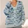 Hand Drawn Coastal Fish Motifs for Relaxed Spring Layering and Everyday Women's Outfits All-over Print Knitted Cardigan - 4