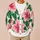Pink Hibiscus and Green Leaf Botanical Style for Spring Outings and Everyday Women All-over Print Knitted Cardigan - 6