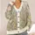 Wildflower Meadow And Butterfly Garden For Relaxed Everyday Layering, Cottage Style All-over Print Knitted Cardigan - 4