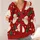 Santa Claus Holiday Faces and Pine Trees for Cozy Christmas Gatherings and Gifting All-over Print Knitted Cardigan - 4