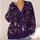Mystical Crystal Ball Witch Hat Moon And Cat Motifs For Halloween Night Lounging Style All-over Print Knitted Cardigan - 4