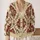 Ornate Burgundy Olive Damask Motifs For Elegant Fall Layering And Everyday Wear All-over Print Knitted Cardigan - 2
